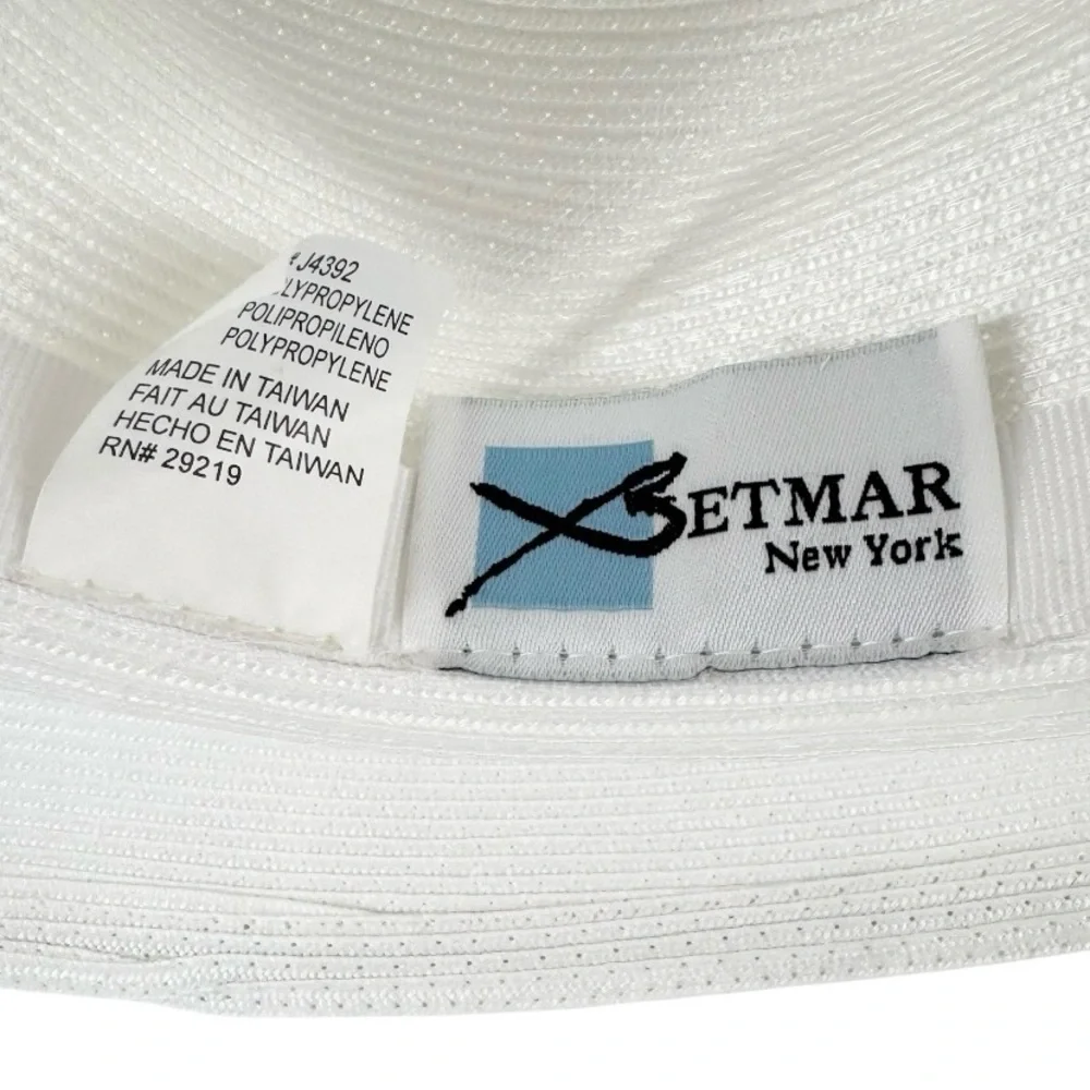 Vintage Betmar New York Organza Wide Brim Hat